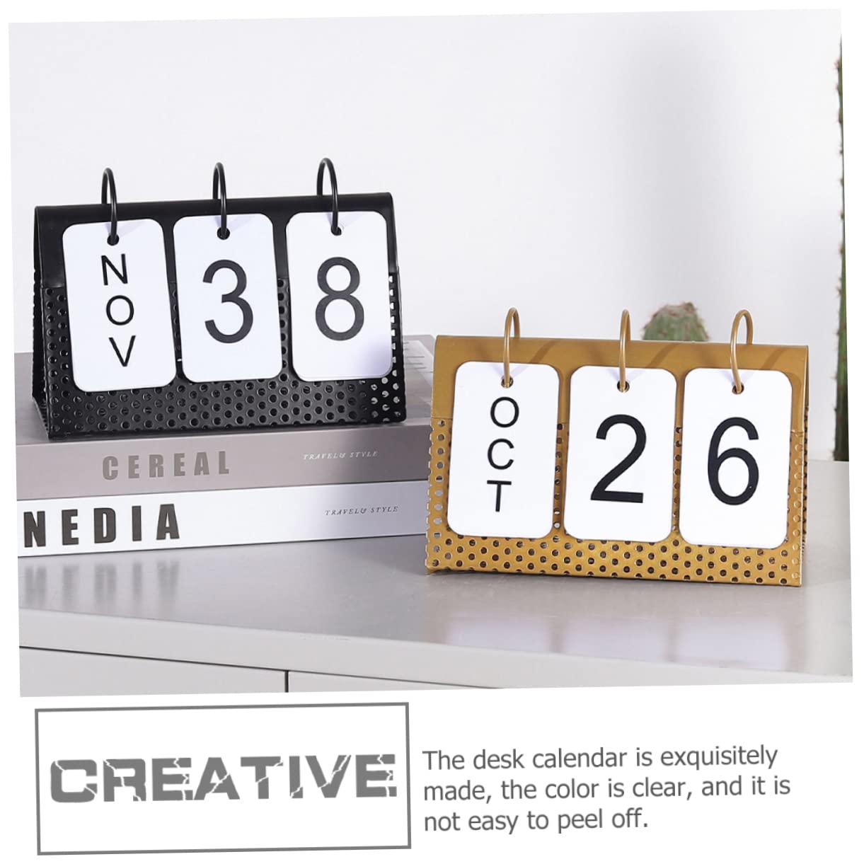 3pezzi Per Mensile Design e Base Stabile Planner Desk Decorativo Per Pianificazione Quotidiana