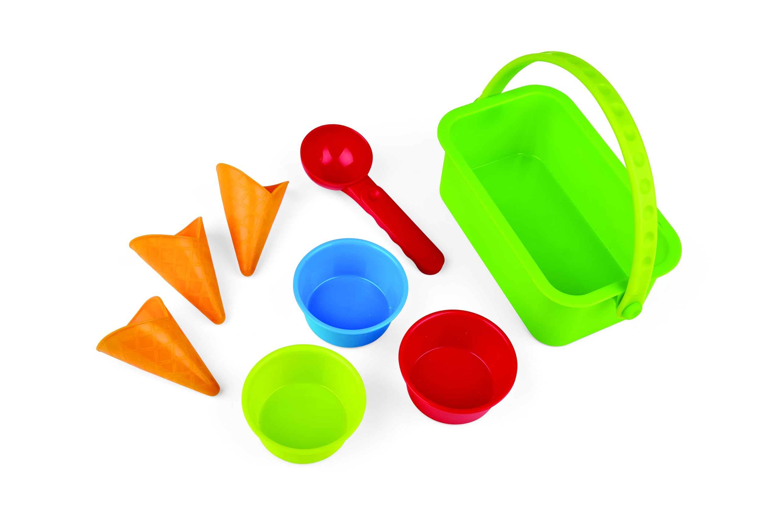 Hape Beach Toy Essential Set | Complete Sand Toy Pack with Premium Mesh Bag, Outdoor Playset for Kids | Perfect Outdoor Toys | BPA-Free & Child Safe Sand Toy