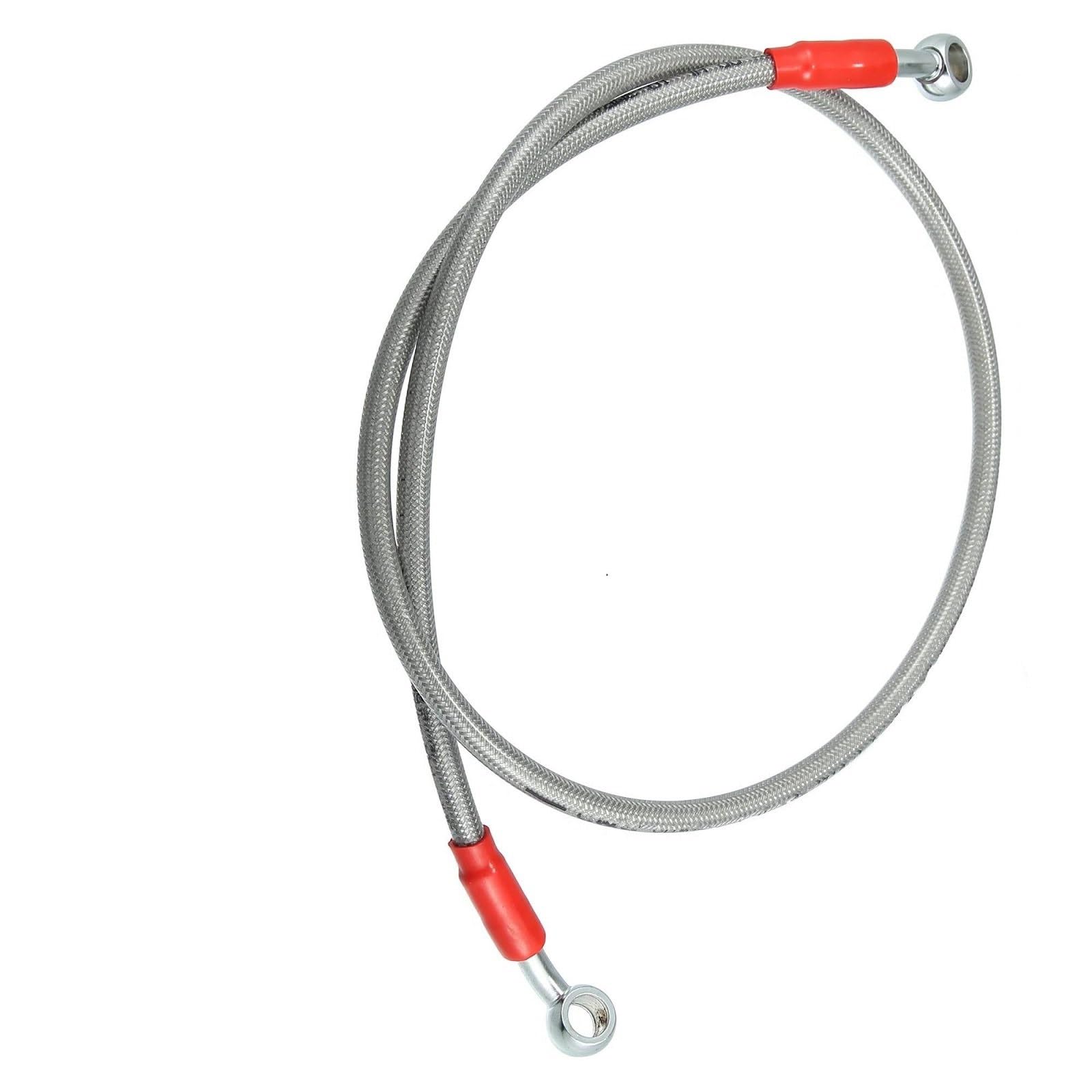 Ksxzw Grey Motorbike Part For Motorcycle Scooter Braided Clutch Oil Pipe 90Cm Dia 1Cm Fuel Line Hose