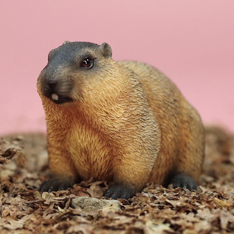 Marmots statue AMITD pour personnaliser une décoration rustique