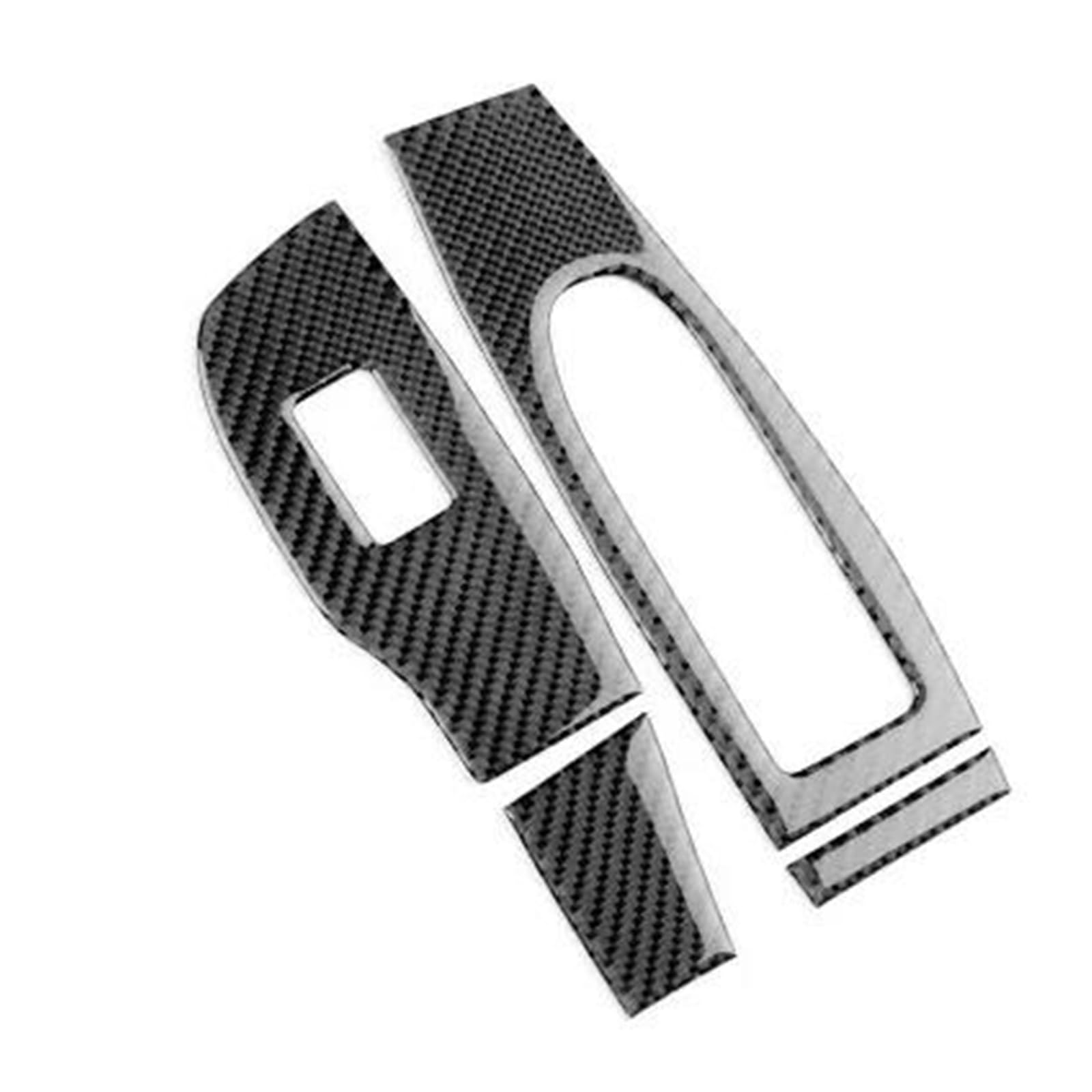 Real Soft Carbon Fiber for Mazda 3 BP for Axela 2019 2020 2021 2022 2023 2024 2025 LHD RHD Front Door Window Lift Panel Sticker