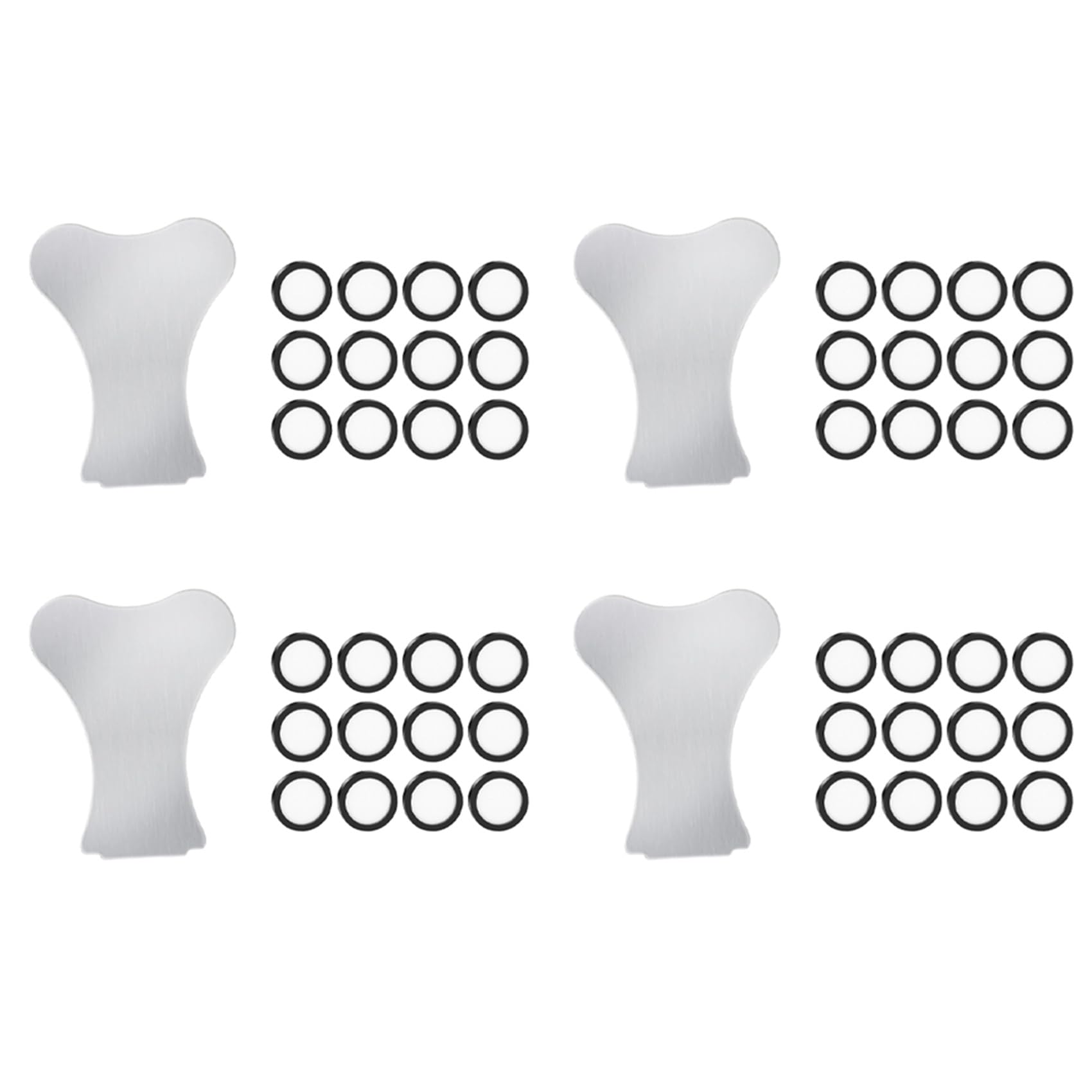 Vjsujehgy 48Pack Ultrasonic Mist Maker Fogger Ceramics Discs for Humidifier Parts Transducer Discs with Cap Tool