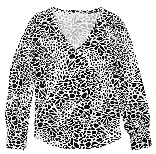 Loft Ann Taylor Women's Long Sleeve Mixed Media...