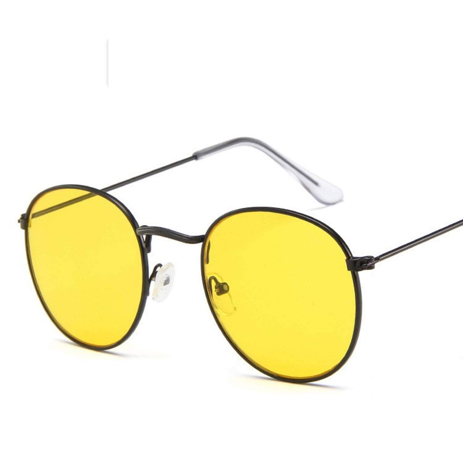 NC Sunglasses Women2020 Classic Vintage Oval Sunglasses Eyewear Round Mirror Small Metal Frame Oculos De Sol Gafas U V400