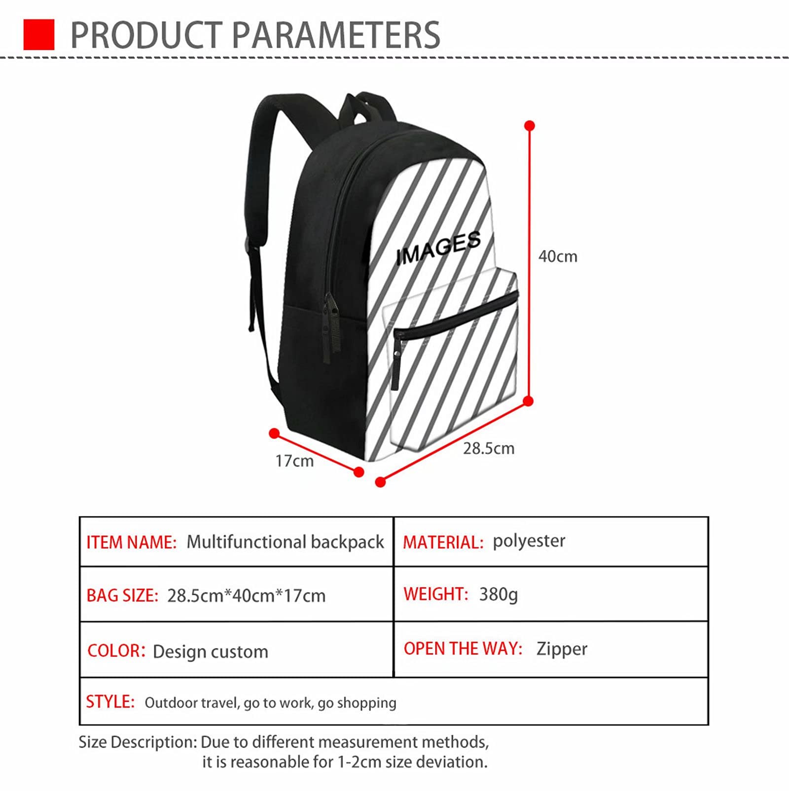 Mochila escolar Satchel 3 Set Large Cool para niños Niños Niños Mochila informal de viaje personalizada + Estuche para lápices + Bolsa de almuerzo, Galaxy Horse, Mochila para niños