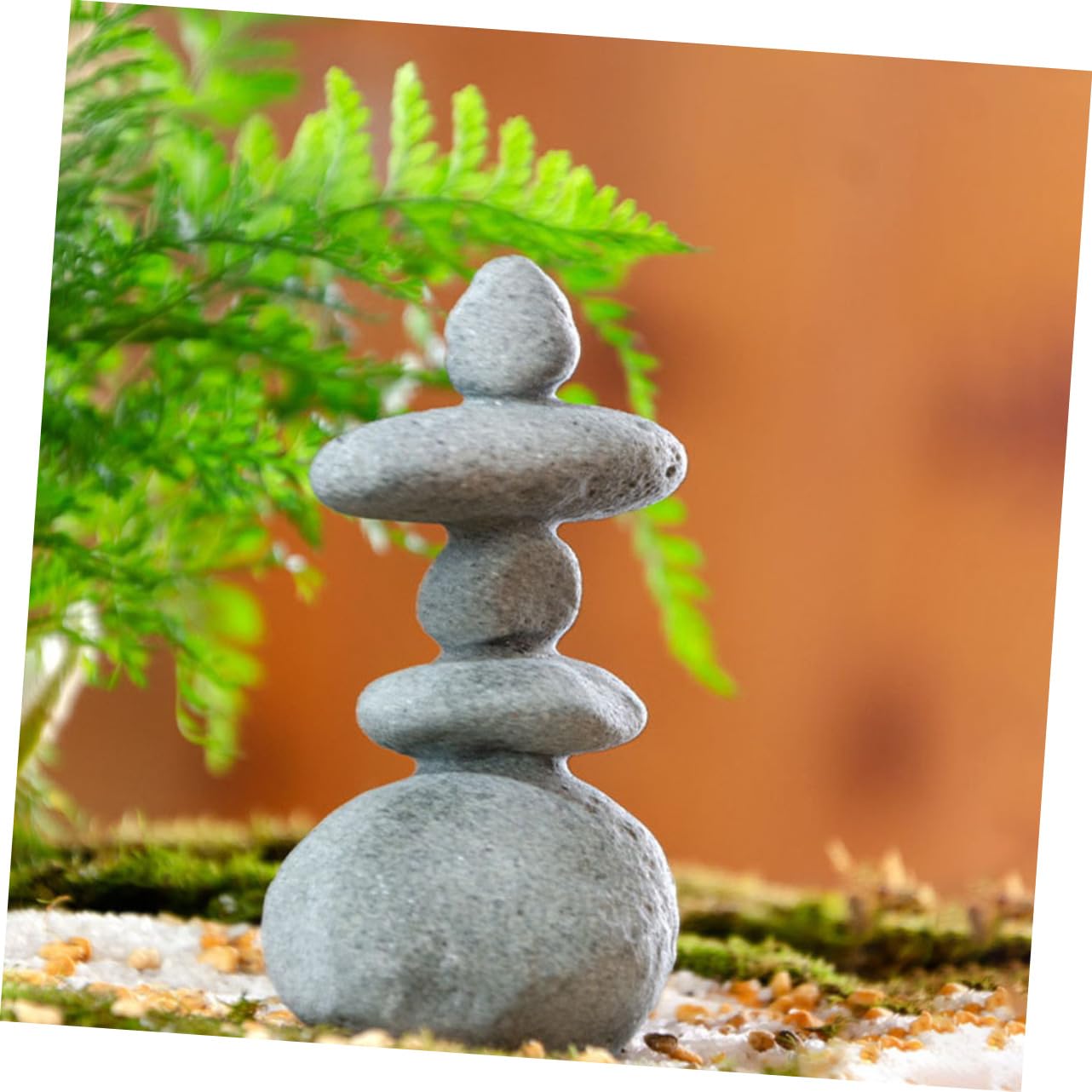 Amazon.co.jp: Kisangel 3個仿真叠石摆 微景观石頭 水族館 園