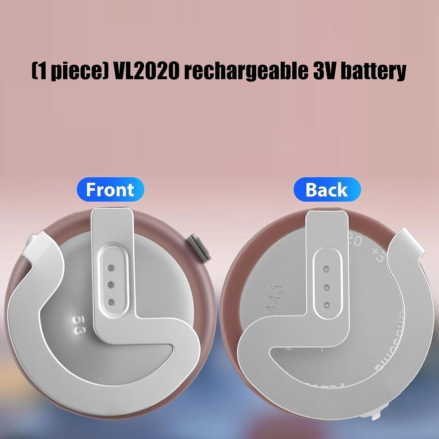 Stable 3V Output Rechargeable Battery VL2020 for Consistent Vehicle Light Lighting During Night Rides or Long Drives Motorcycle Battery
