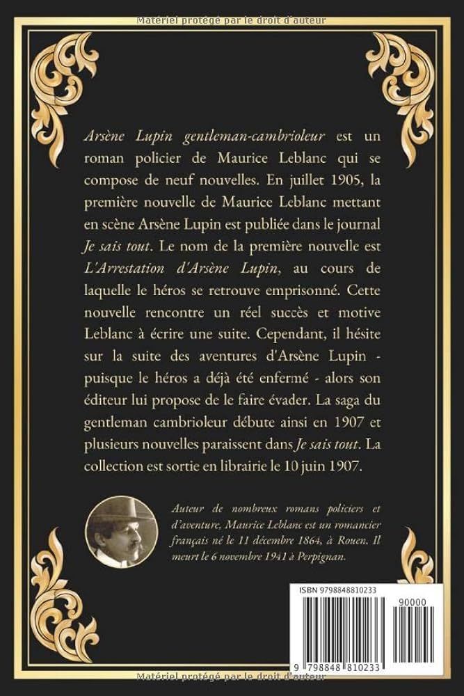 Amazon.com: Arsène Lupin gentleman cambrioleur: édition