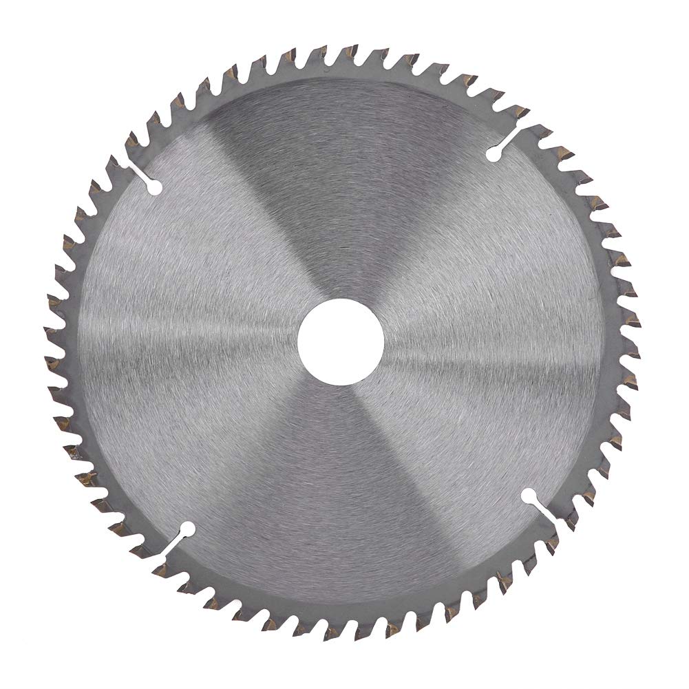 Zetiling Sägeschneidscheibe, 180 mm (7 Zoll) 60 Zähne Hartmetall-Kreissägeschneidscheibe für Stahl, Aluminium, Holz, Kunststoff