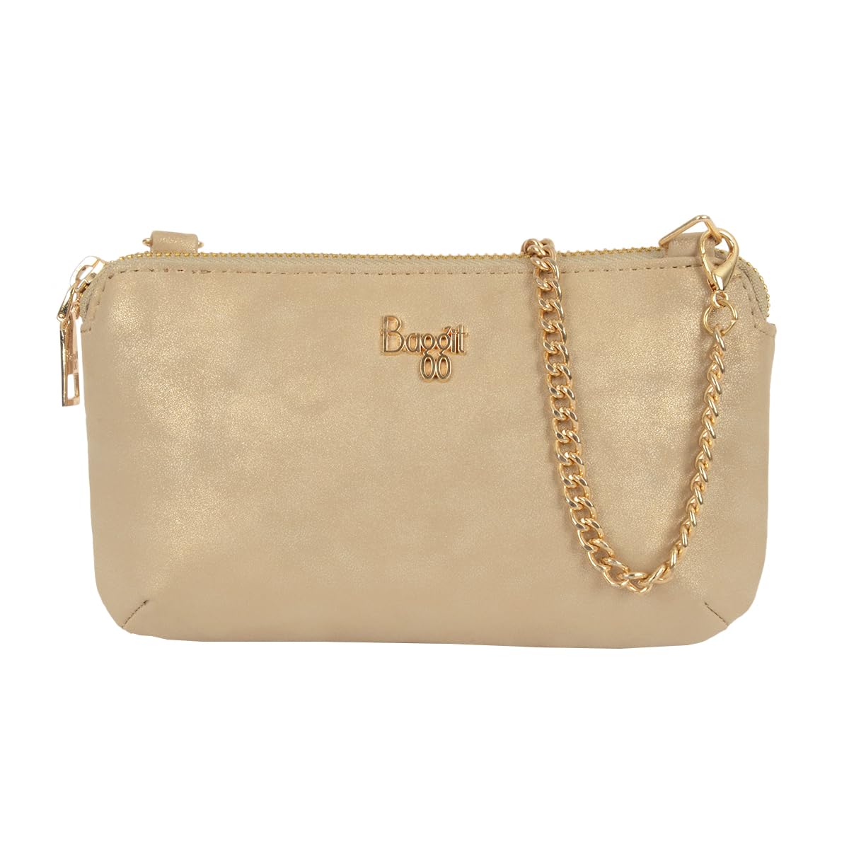 Baggit Women Gold Sling Bag XXXS Size | Ladies Stylish Casual Cross Body Purse Handbag (B0CWDLPBQC) Amazon Price History, Amazon Price Tracker