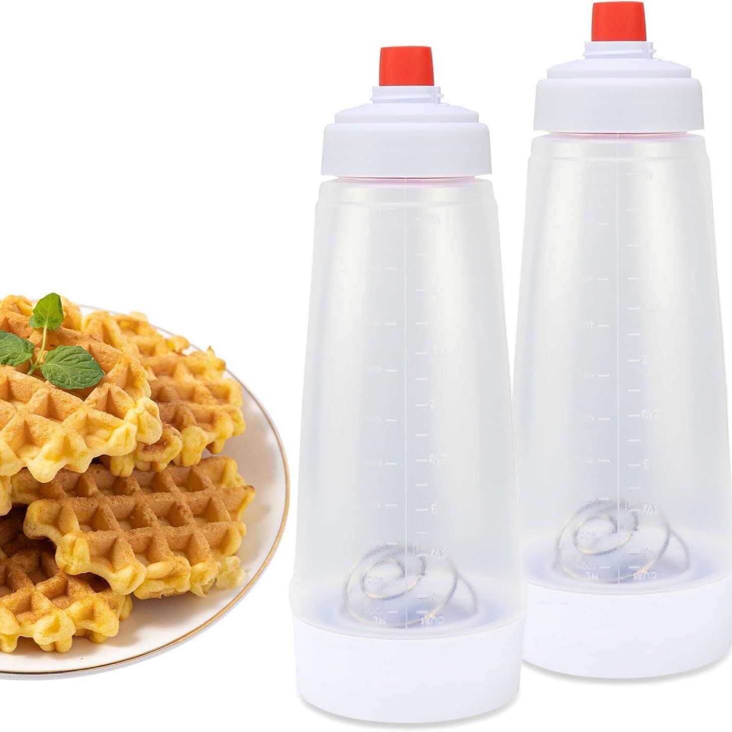 Distributeur pâte à crêpes en silicone : fini les grumeaux et la table sale