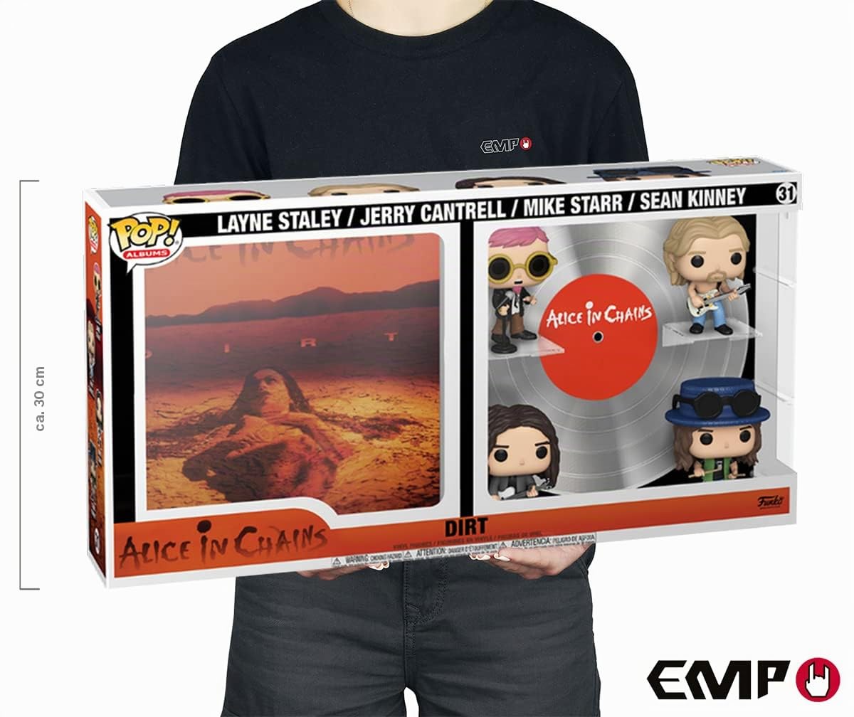 Funko Pop! Albums Deluxe: AiC - Jerry Cantrell - Dirt - Alice in Chains - Figura in Vinile da Collezione - Idea Regalo - Merchandising Ufficiale - Giocattoli per Bambini e Adulti - Music Fans