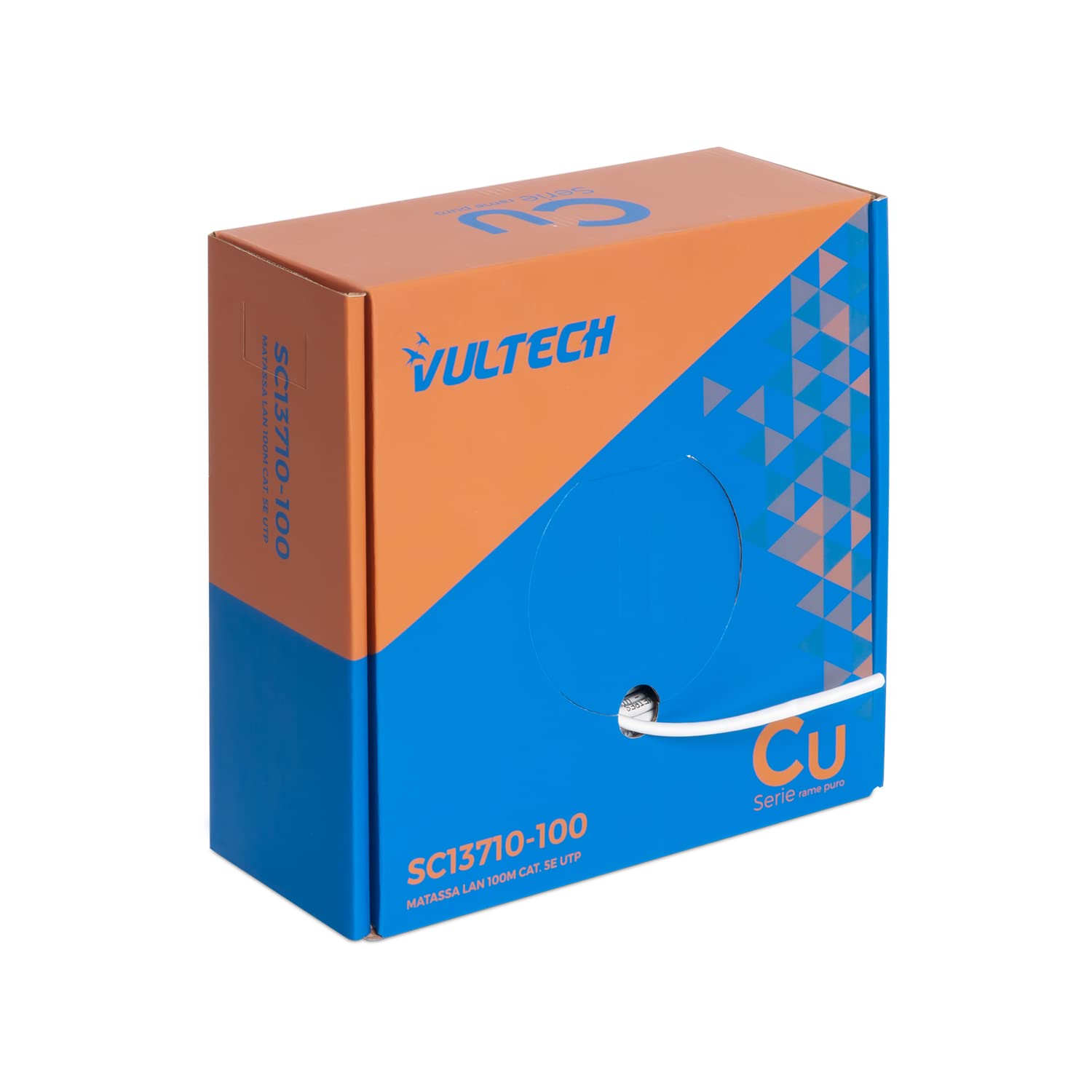 Kenable Cavo Di Rete Ethernet Esterno CAT5e-CCA Per Uso Esterno UTP Grigio 50 M [50 Metri/50m