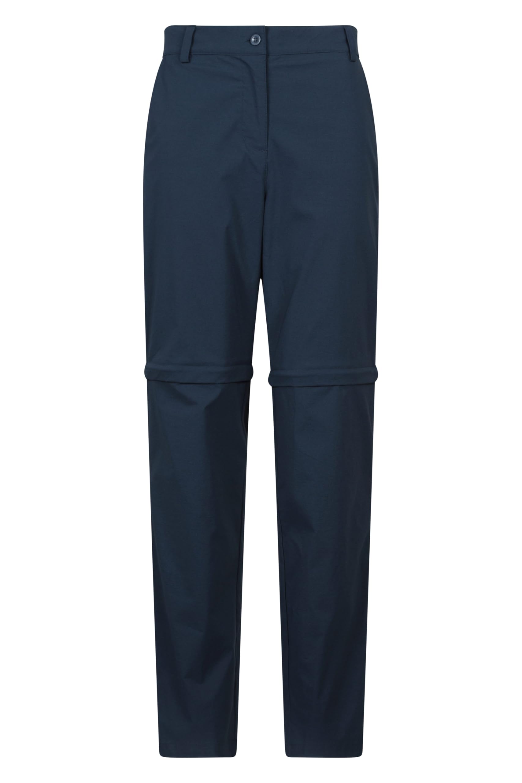 Mountain Warehouse Delta Stretch Womens Zip Off Trousers Navy 16