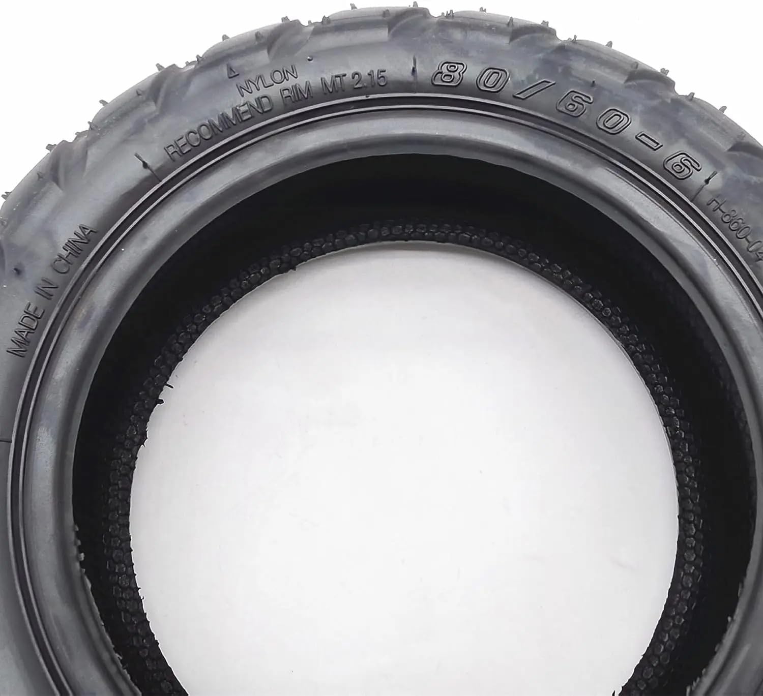 Parti di Scooter Pneumatico tubeless 80/60-6 per Pezzi di Ricambio per Pneumatici Resistenti all'Usura sottovuoto per Scooter Elettrico da 10 Pollici Lunga Vita utile(2 PCS)