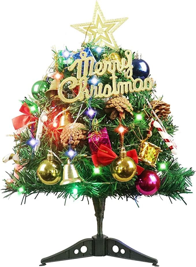OneStoreIndia Xmas Christmas Tree for Home Office Restaurant- 1ft X-mas Tree for Christmas Décor Living Room Indoor Outdoor- Christmas Decorations Items- Christmas Gift (Green) (Pack of 5) 1