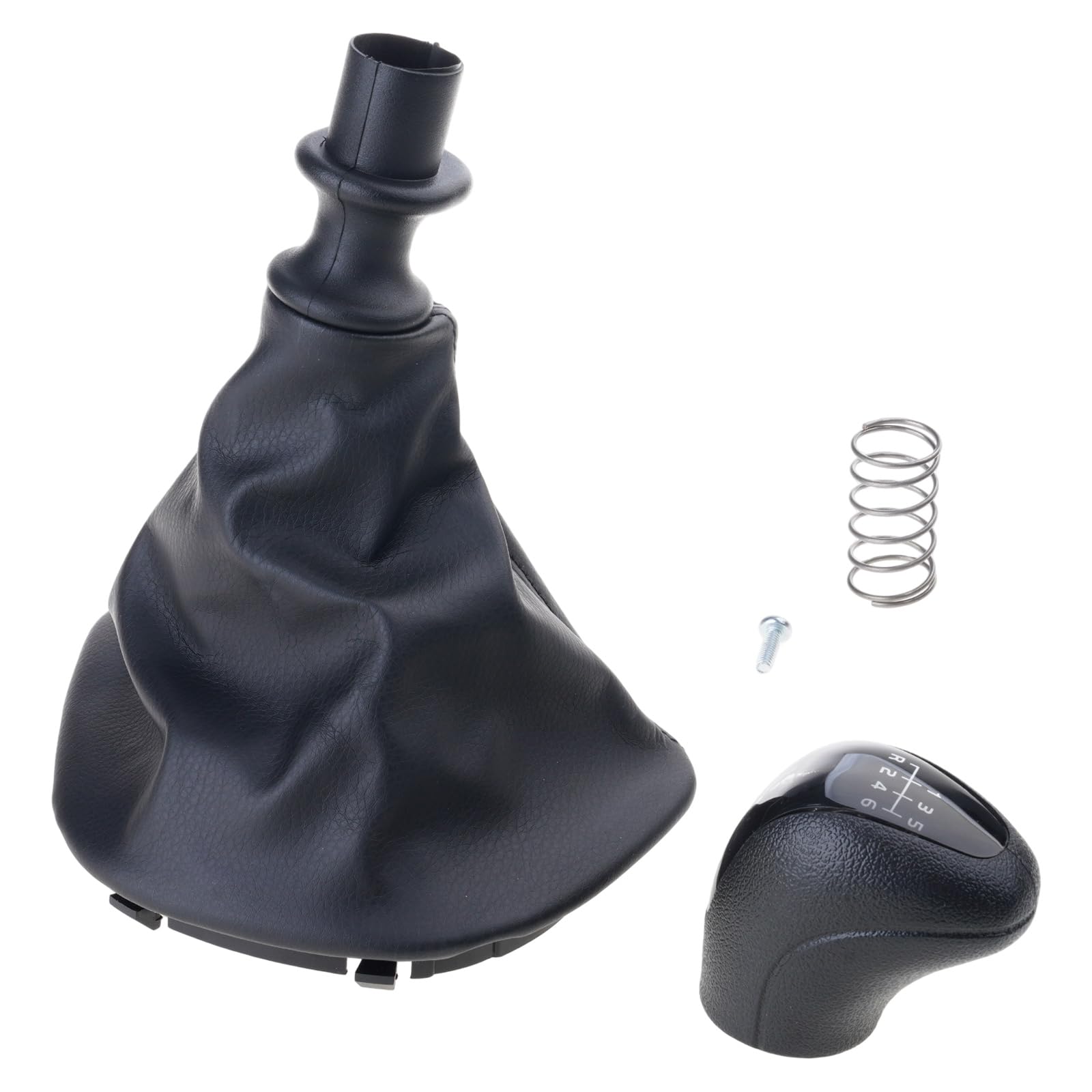 Hsioluted A 6 Speed Car Gear Shifter Knob Boot Gearstick Gaiter Manual Gear Shifter Boot Cover For W639 2003-10 Knob Gaiter