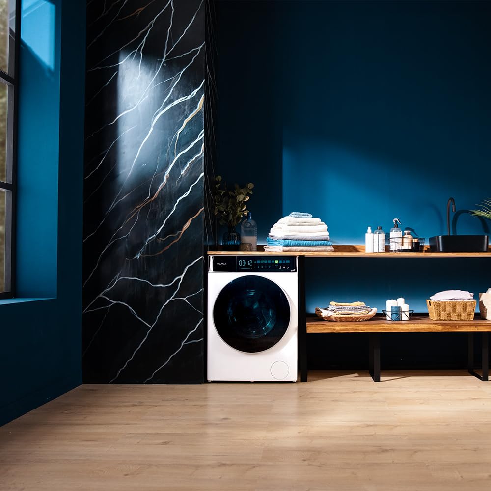 Cecotec Lave linge Frontal Bolero DressCode 10900 Inverter FullColor A, Machine à laver 10 kg, 1400 tr,min, écran 10,3", moteur Inverter, 11 programmes, SteamMax, classe A, Spa Care, Drum Clean Plus