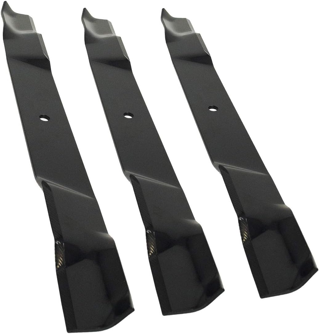 Grasshopper Set of 3 Mower 25" High-Low Mulching Lawn Mower Blades, GrassMax Marbain Blade System, for 72" FrontMount and MidMount Duramax Decks, OEM Yard Mowing Replacement Part 320255