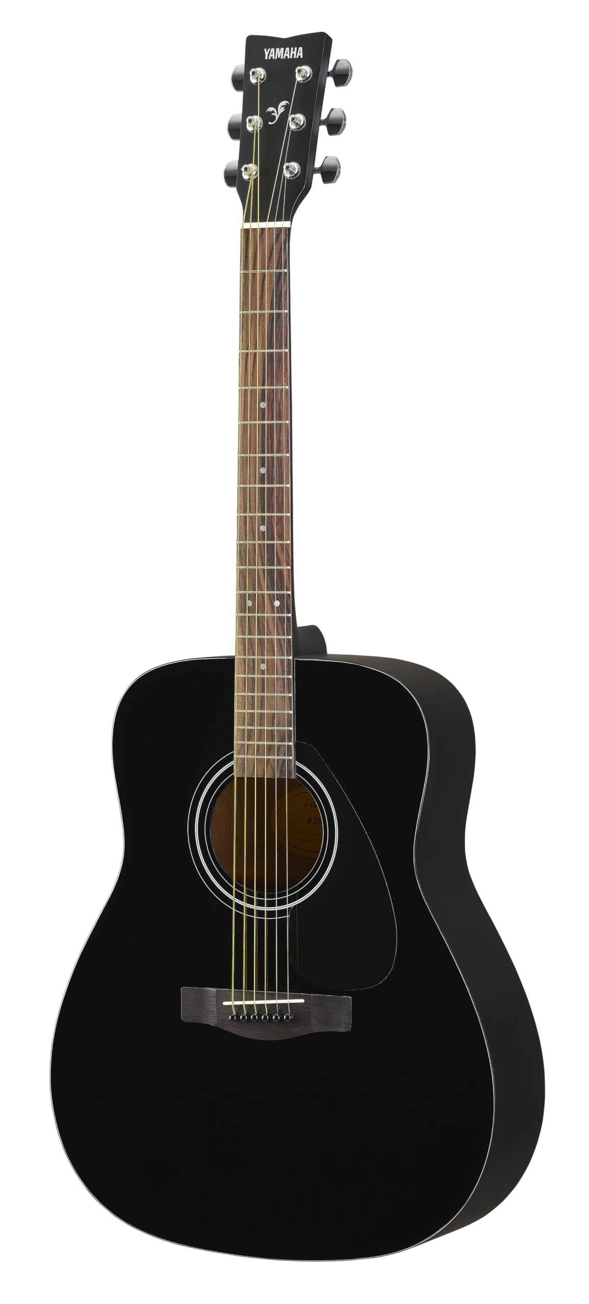 Yamaha F280 Acoustic Guitar – 6-String, Black, Dreadnought Body, Solid Top, Rich Sound, Ideal for Beginners & Intermediate Players, Durable & Comfortable Playability