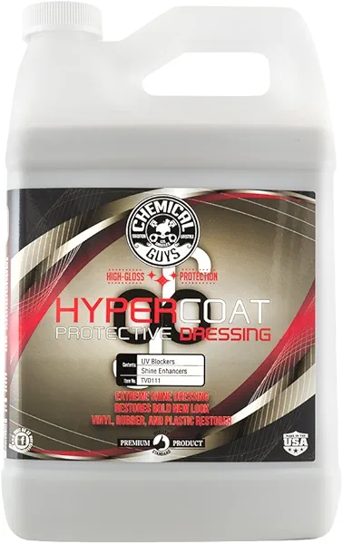 Chemical Guys TVD111 G6 HyperCoat High Gloss Coating Protectant Sprayable Dressing (Works on Vinyl, Rubber, Plastic, Tires and Trim) Safe for Cars, Trucks, Motorcycles, RVs & More, 128 fl oz (1 Gal)