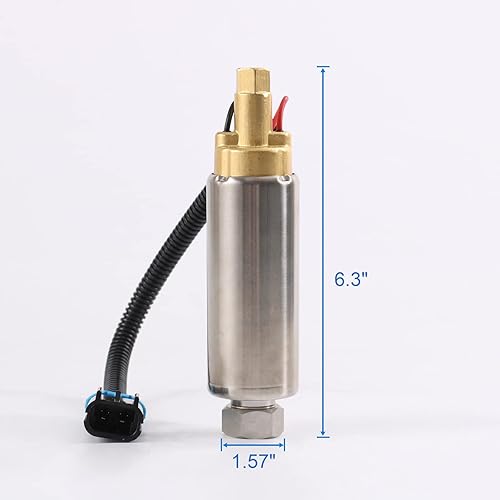 Miniatura 5 de JDMSPEED, bomba de combustible eléctrica para bote Mercury Mercruiser 4.3 5.0 5.7 861155A3, carburador V6 V8