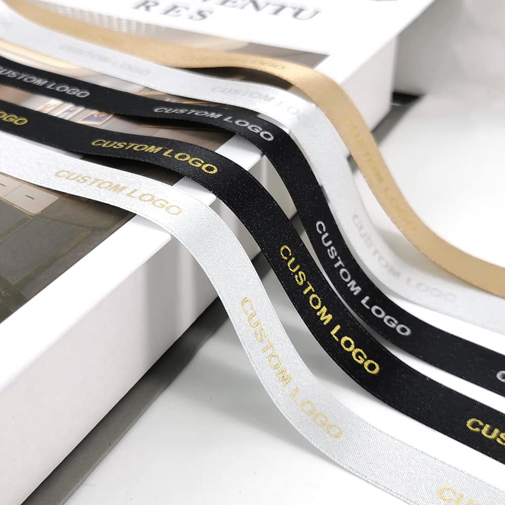 ygm Cinta de satén personalizada para bautizo de 10 mm, 16 mm, 22 mm, 38 mm (cinta de 38 mm, 50 yardas)