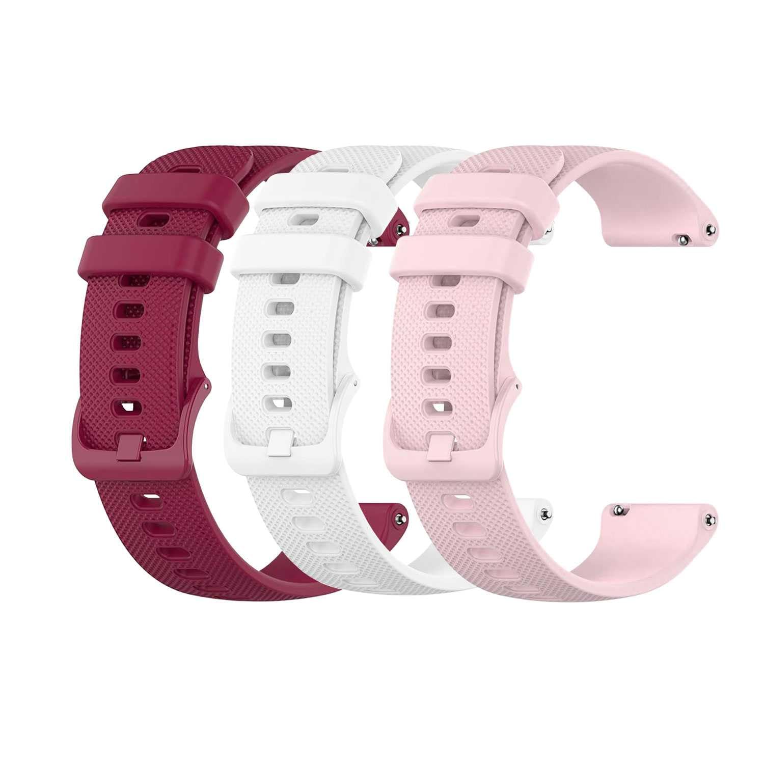 OcioDual Correas de Reloj de Silicona con Liberación Rápida para Reloj Inteligente y Tradicional Universal, Repuesto para Hombre y Mujer, 20mm-22mm-18mm