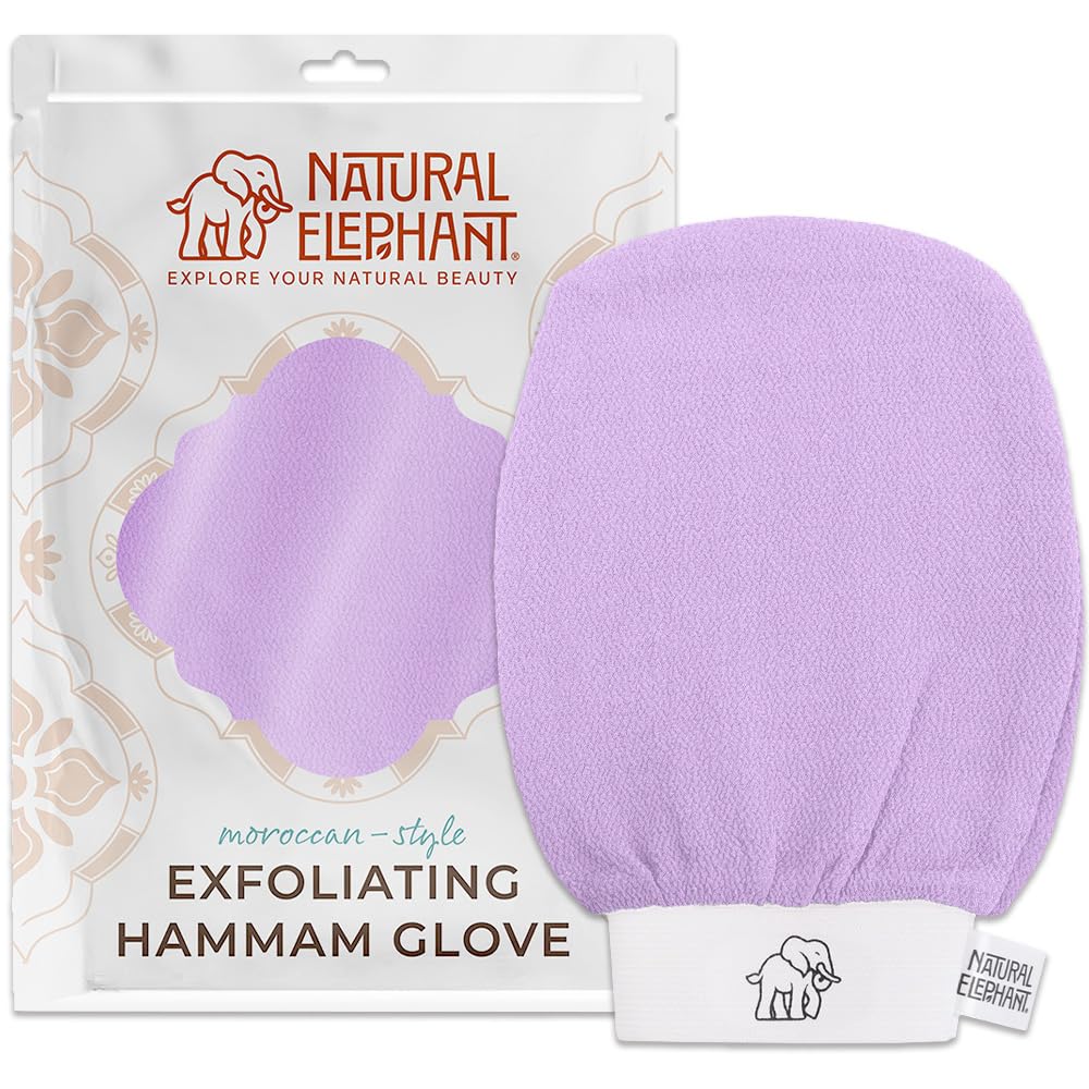 Natural Elephant Exfoliating Hammam Glove - scrubs and body treatments | Mubboo
