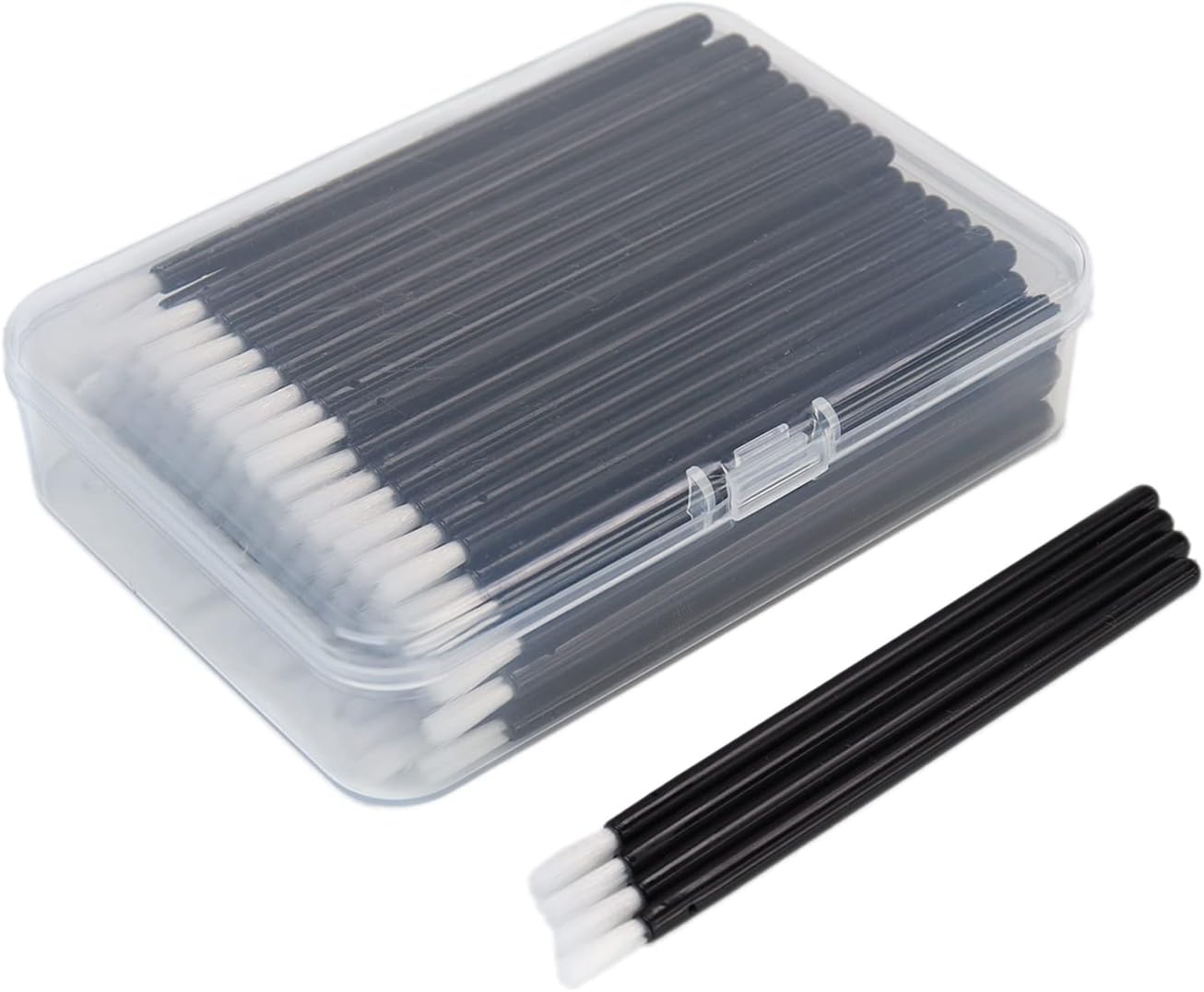 PYO Paint Your Own Brushes for Edible Cookies Cupcakes Palettes,Mini Paint Brushes for Cookies,Lip applicators Disposable Mini Brushes for Lipstick Black