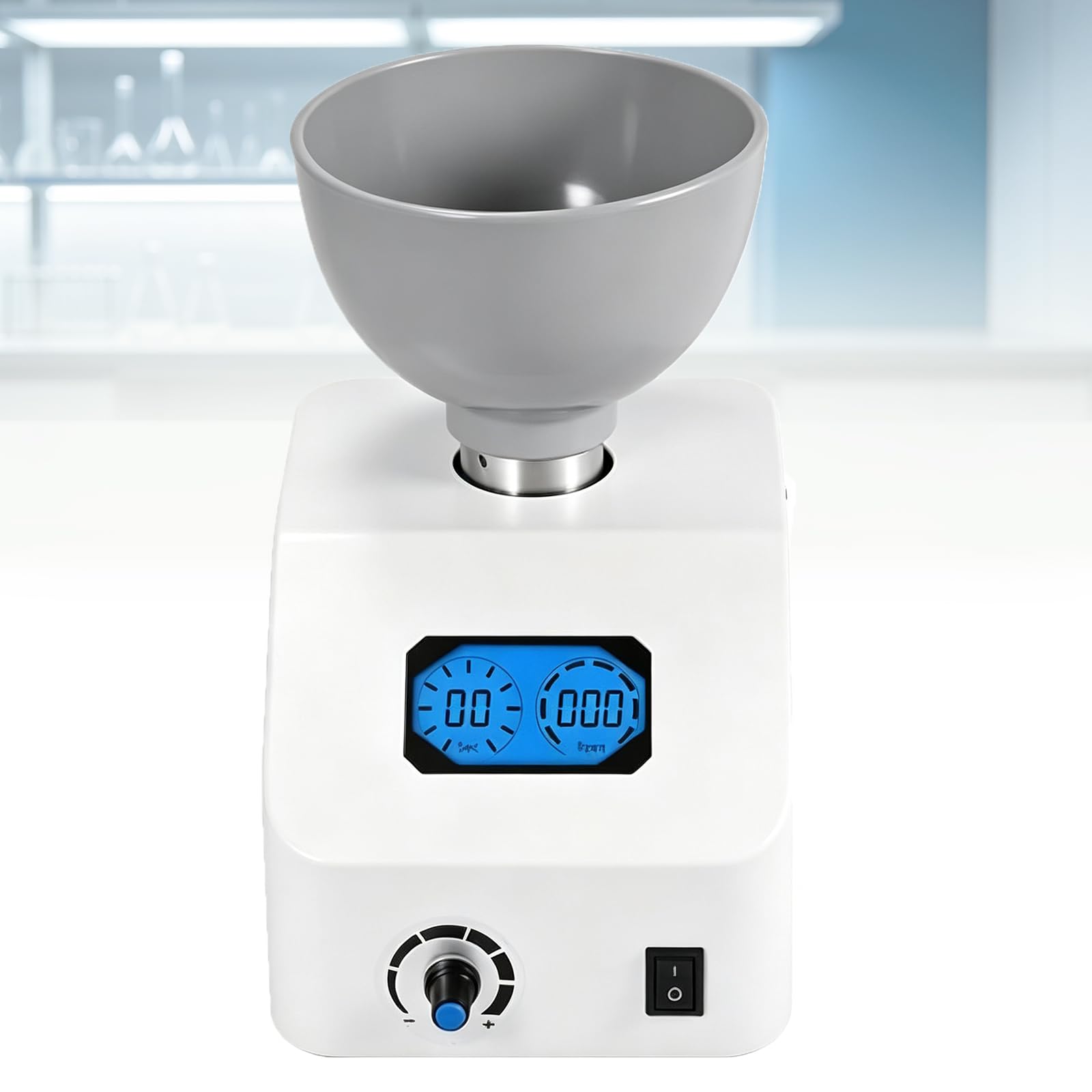 COYEUX Elektrischer Gipsmischer (48 W), 0–300 U/min, Alginatmischer, 6 Geschwindigkeitsstufen, Digitaler Timer (0–99 S), 100–700 Ml Fassungsvermögen, Für Gips Und Glasionomerzement