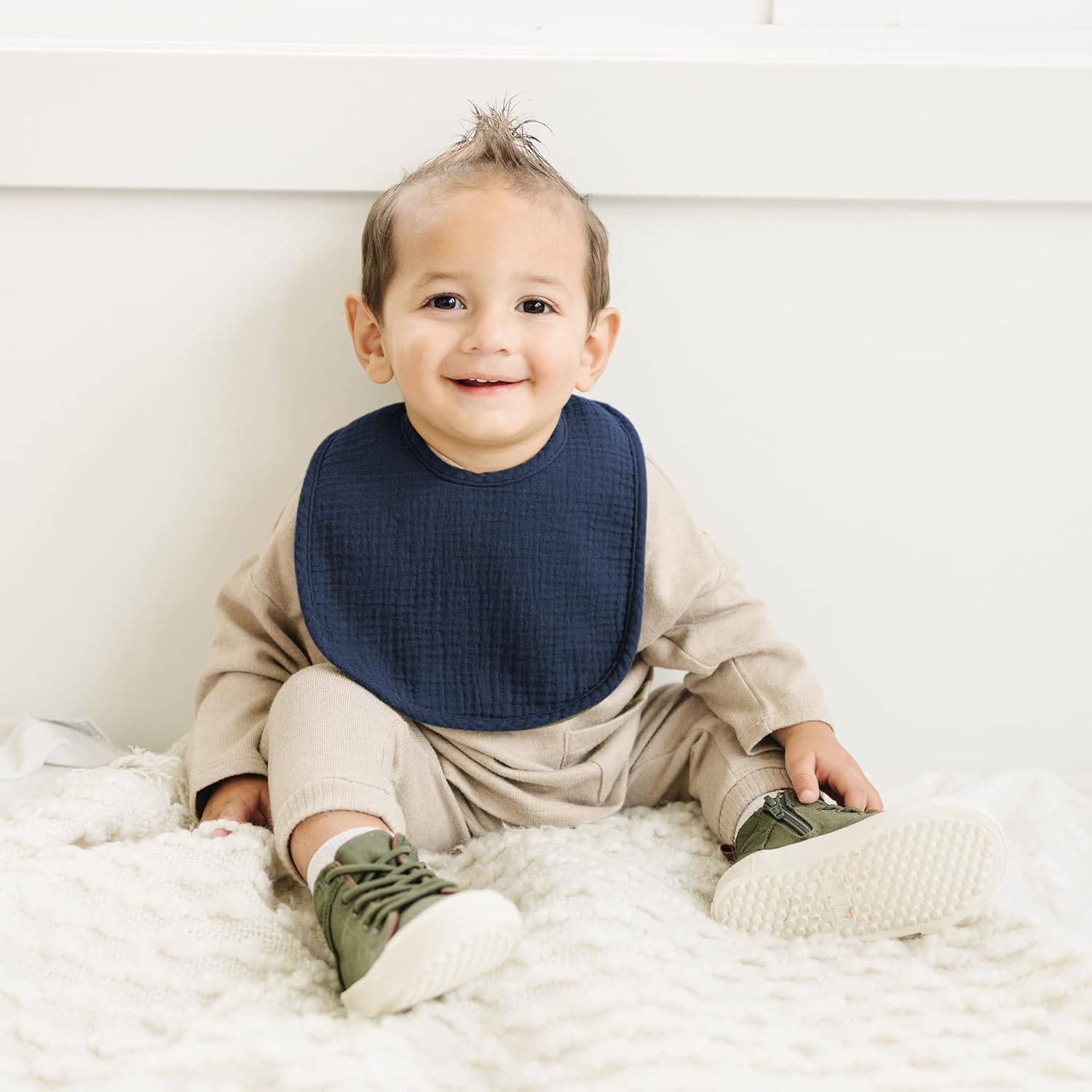 SLOSH Bavaglini Bavaglino Neonato Cotone Baby Pappa Morbidi Panno Per Ruttino Assorbenti Burp Neonati Neonata Lavabile