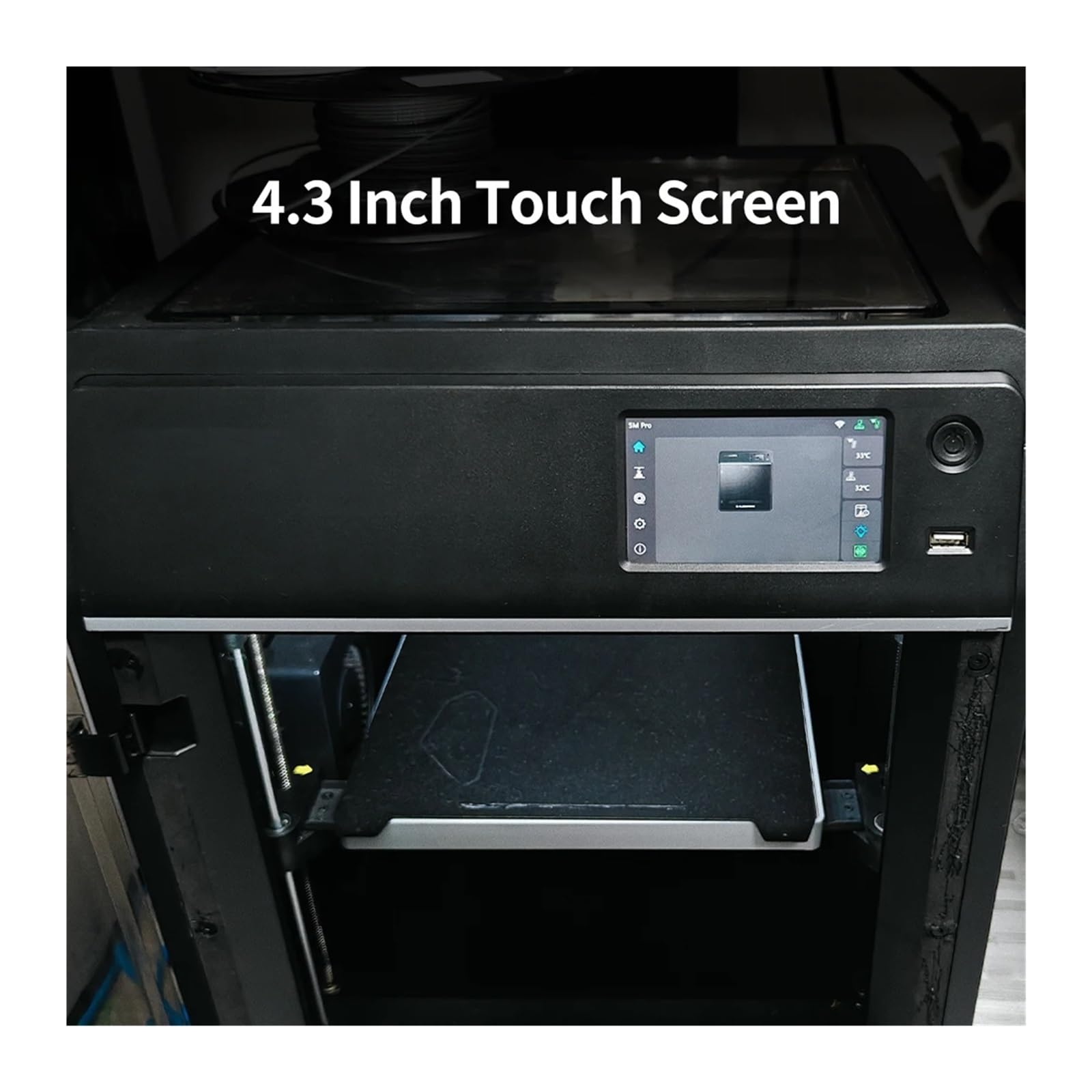 Schermo Touch 4.3 Pollici Compatibile Con Flashforge AD5M Pro | Stampa 3D, controllo touch, display chiaro, installazione semplice, accessorio sostitutivo