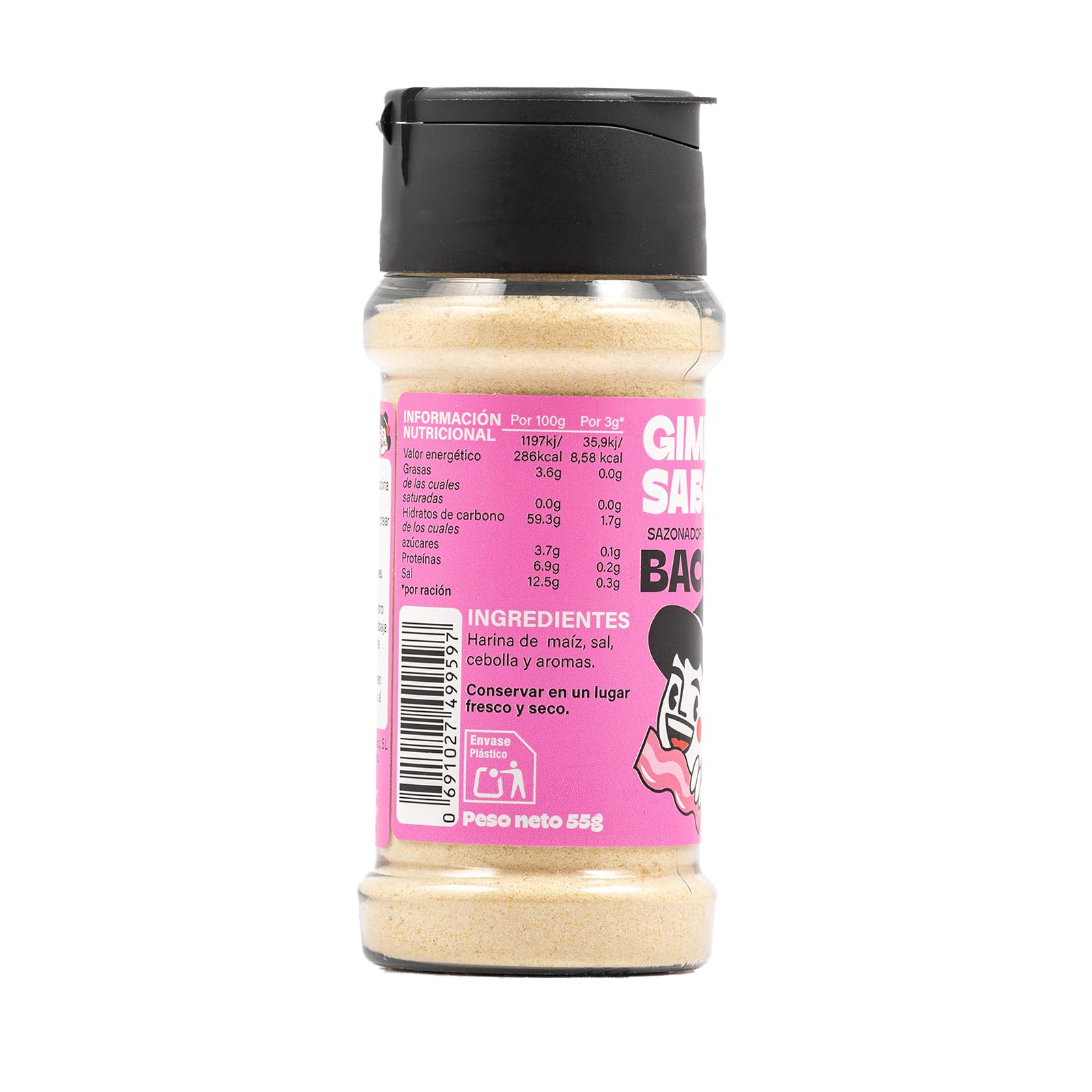 Gimme Sabor Pack dello Chef: 6 condimenti vegetali ai gusti di bacon al formaggio, tartufo, pollo arrosto, bacon, formaggio, panna acida.