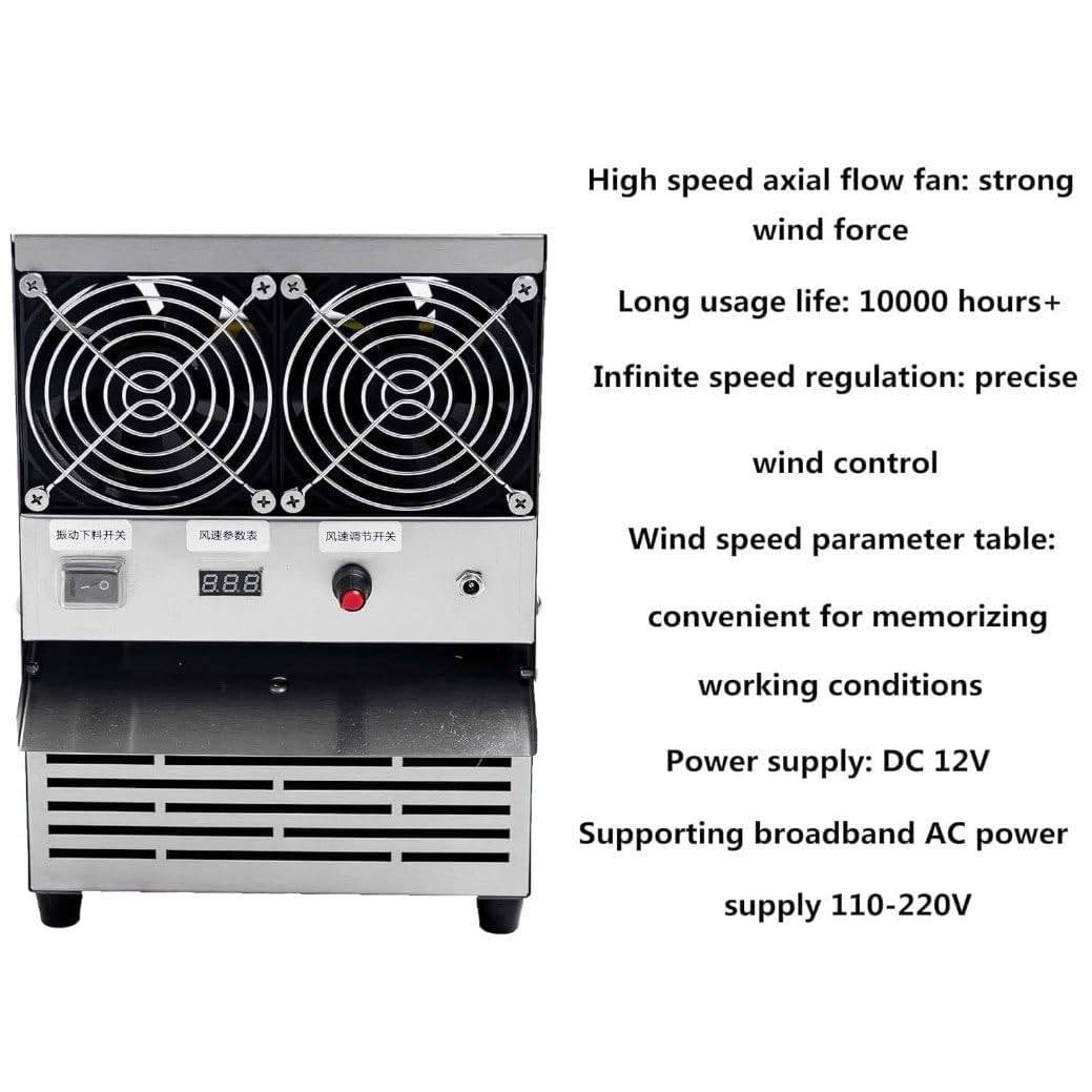 Soffiatore Per Cereali E Mangimi Uccelli - Separatore Di Gusci In Legno, Pulizia Efficiente - Foto 8