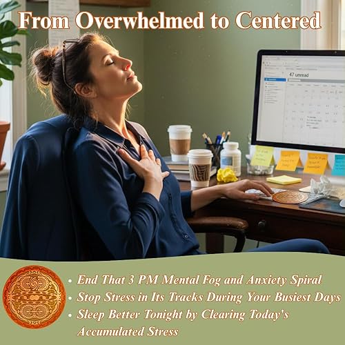 Miniatura 4 de Disco de equilibrio del alma, herramienta de sanación del alma de geometría sagrada para liberar equipaje de alma, mejora de meditación y conexión