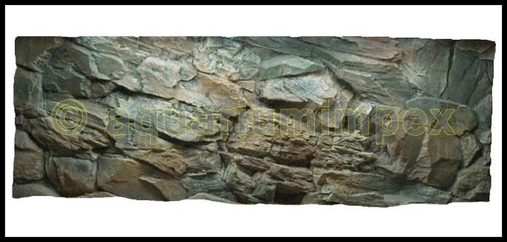 3D Aquarienrückwand 100x50 Rock