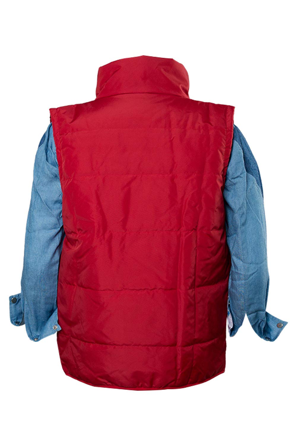 Daiendi Costume de cosplay Marty McFly unisexe pour adulte - Ensemble complet - Haut + chemise + gilet - Costume d'Halloween