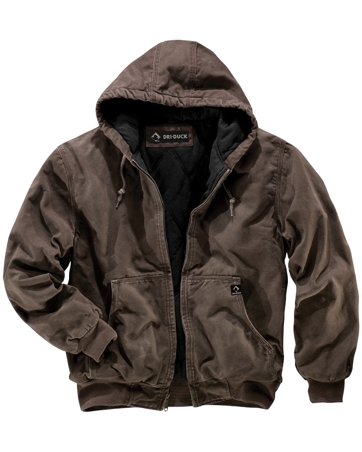 DRI DUCK Cheyenne Men's Cotton Canvas Hooded Work Jacket, 5020