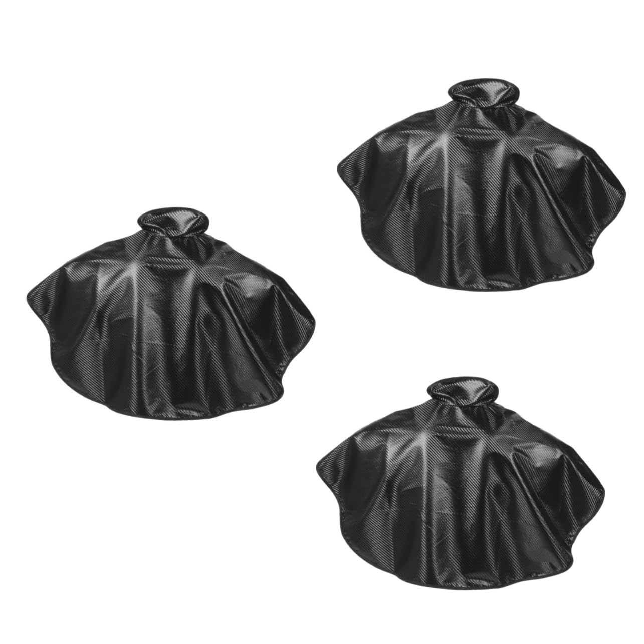 FRCOLOR Juego de 3 capas de maquillaje para corte de pelo, delantal para peluquería, capa de corte de pelo, bufanda, delantal de peluquería, capa de peluquería para hombres, herramienta principal de