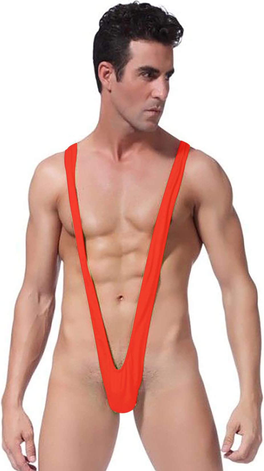 HiSexy Men Mankini Swimsuit V Sling Bathing Suit Sexy Lingerie Singlet Borat Style Bodysuit Halloween Costume