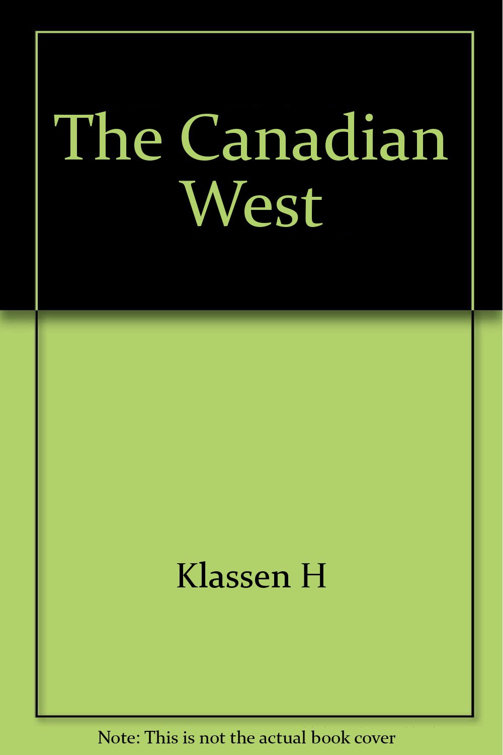 The Canadian West