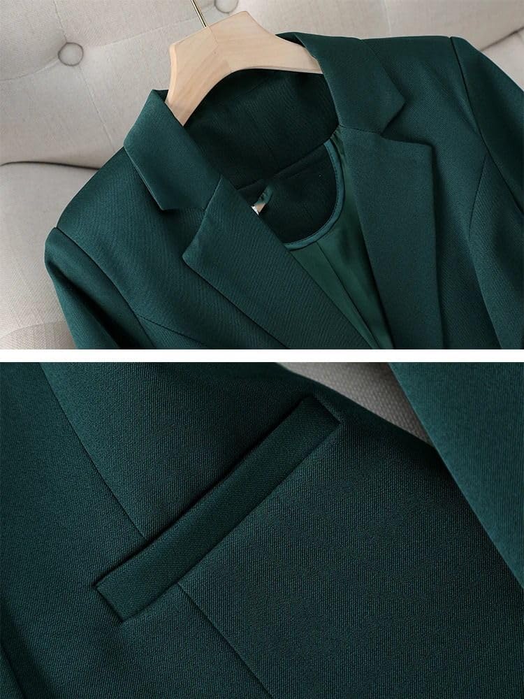 GUOYUXIAO Giacca Formale a Maniche Lunghe, Slim Fit Business per Abbigliamento Professionale