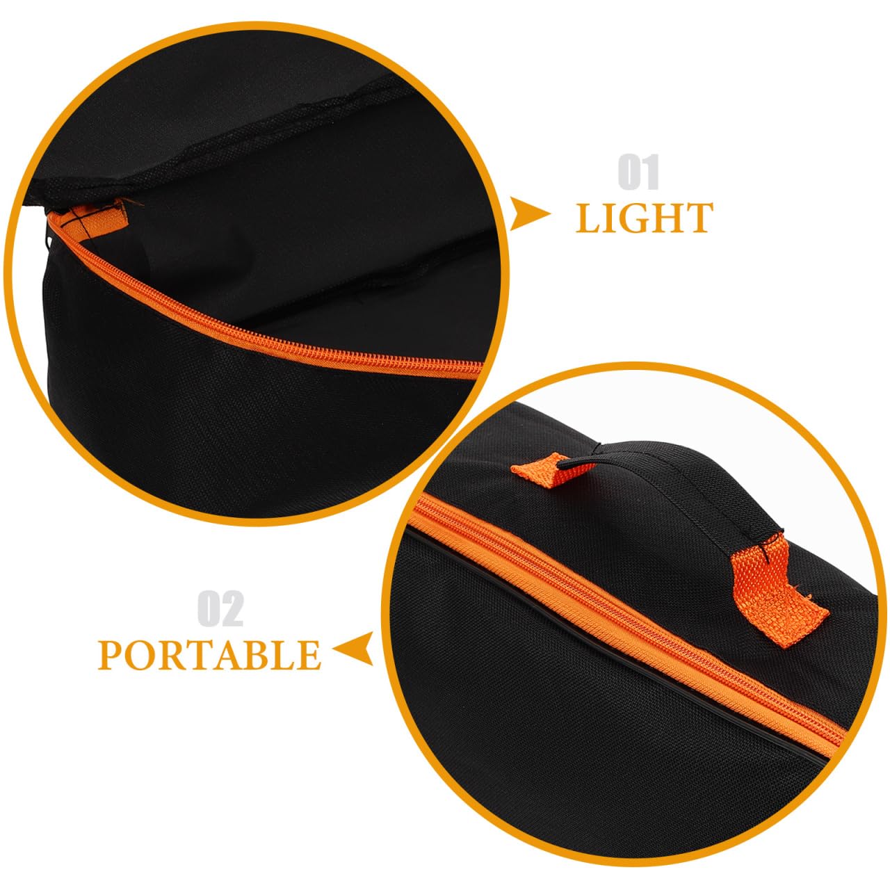 TOYANDONA Outdoor Grill Tool Storage Bag Portable BBQ Utensil Holder Lightweight Oxford Cloth Organizer for Camping Picnic and Barbecue Accessories - Image 4
