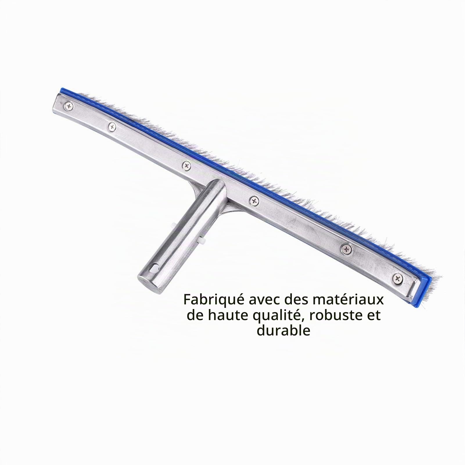 Brosse en Acier pour Piscine avec Aluminium et Acier Inoxydable pour Le Nettoyage de Piscine