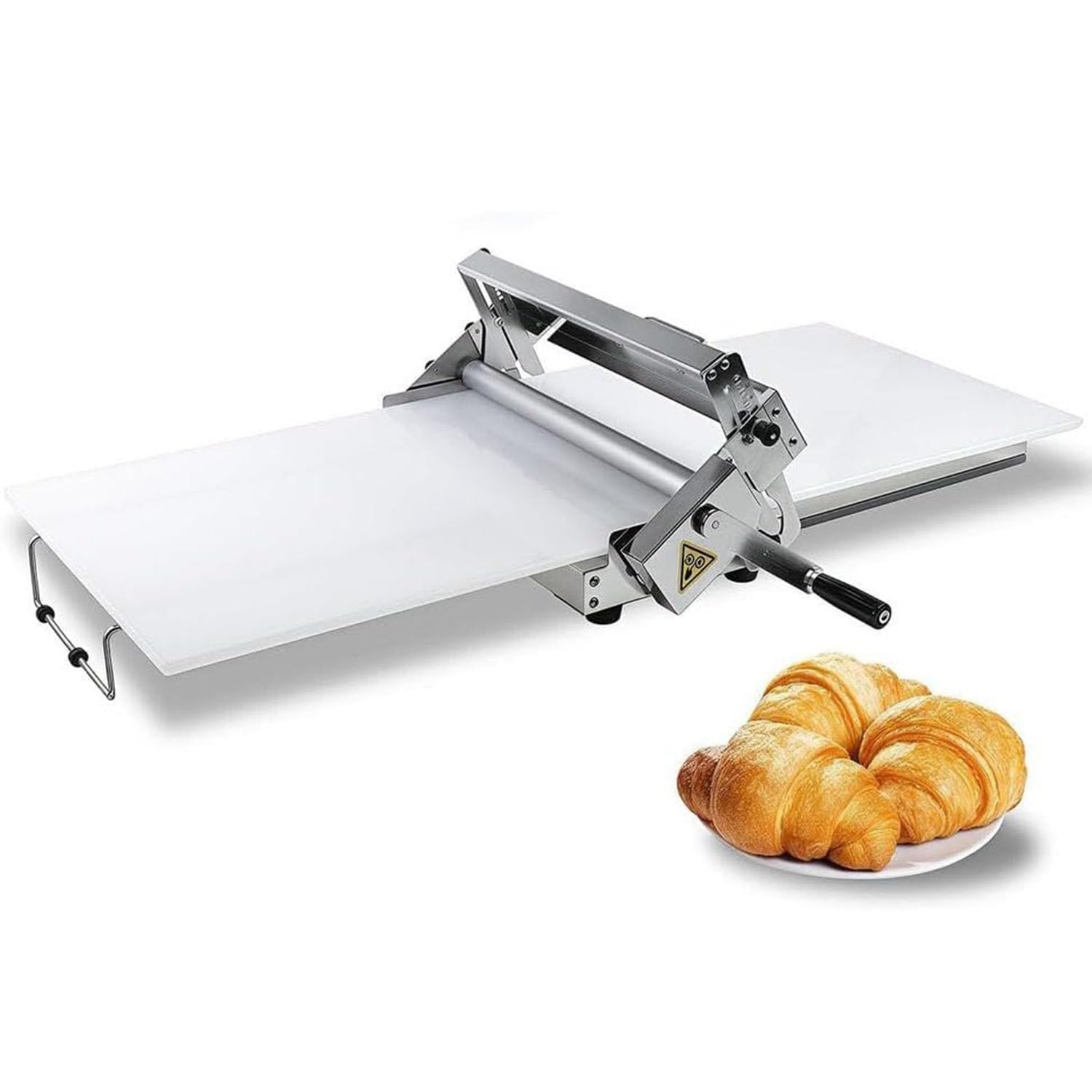 Rouleau à pâte en acier inoxydable réglable 0-25 mm pour pizza
