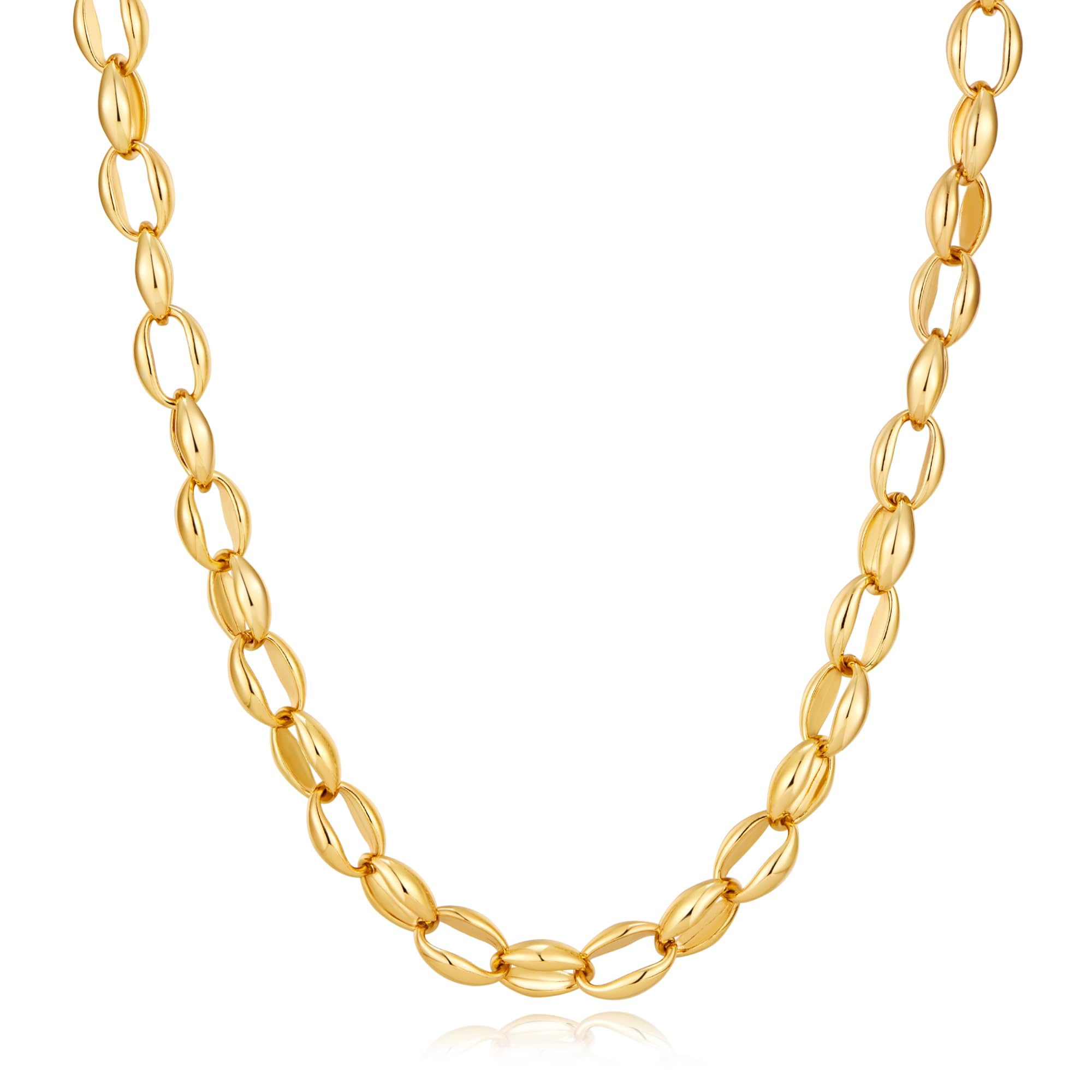 5% Off FILMOON Gold Chain Necklace - Use Code GXSGDM7E
