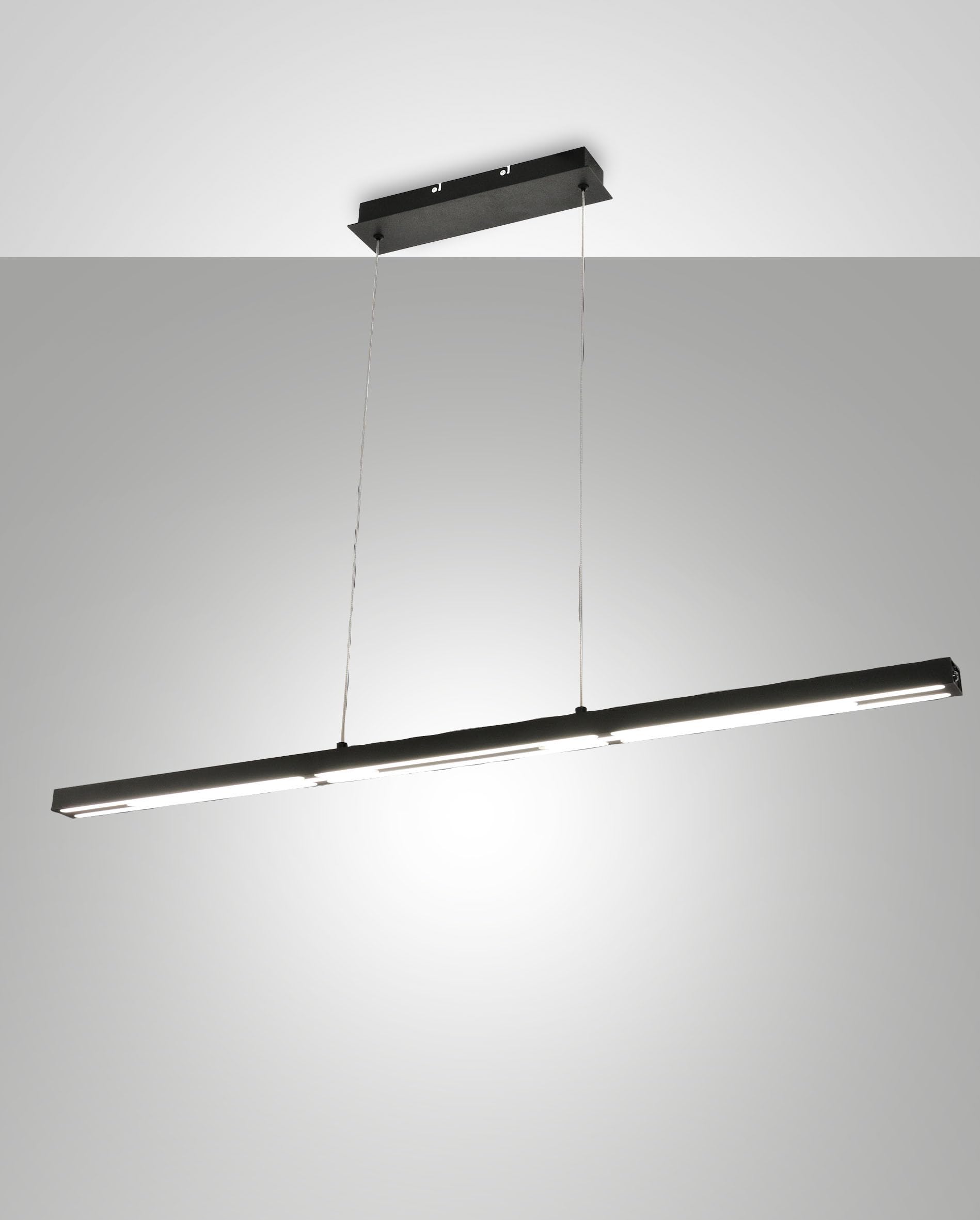 Fabas Luce Led Pendant Light Ling, Black, Up- And Downlight, Dimmable