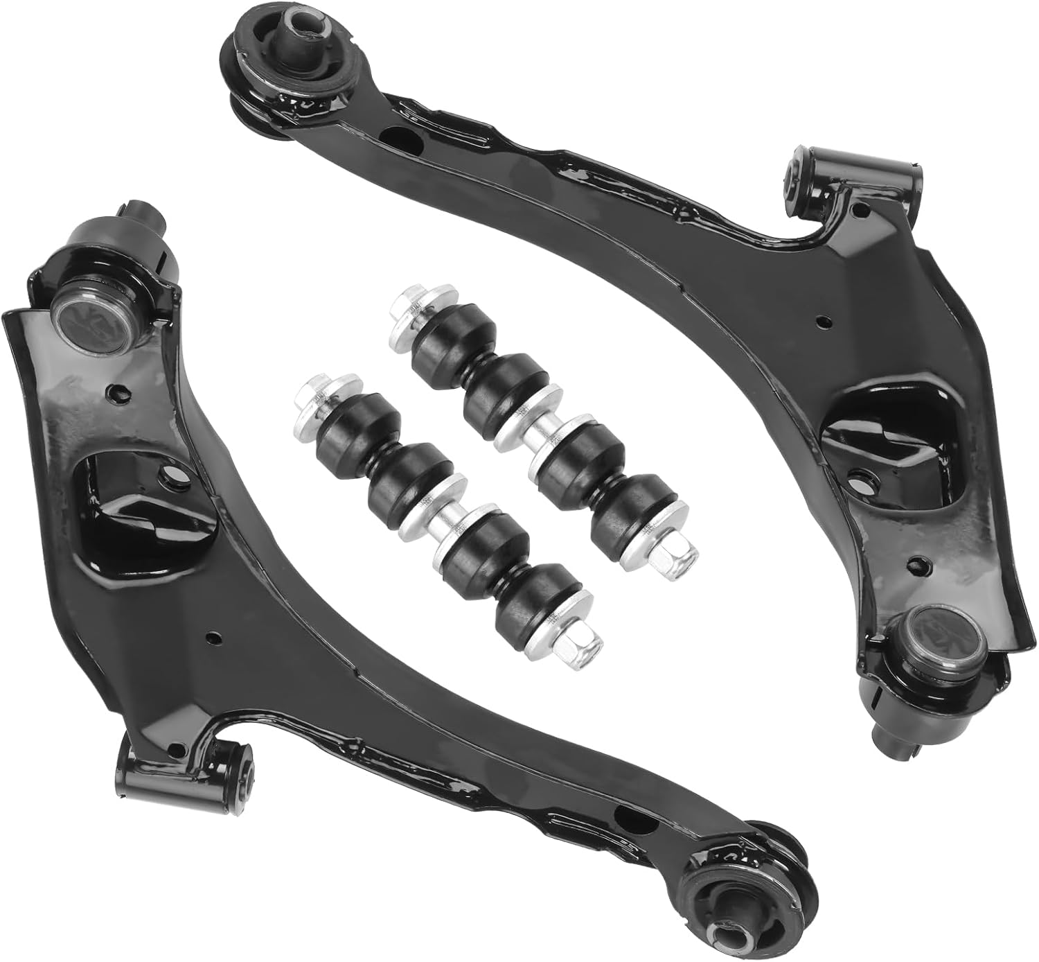 Front Lower Control Arms w/Ball Joints Sway Bar Links Suspension Kit for 2001-2010 PT Cruiser, 2000-2005 Dodge Neon, 2000-2001 Plymouth Neon K620009 K620010 K7348 (4PCs)