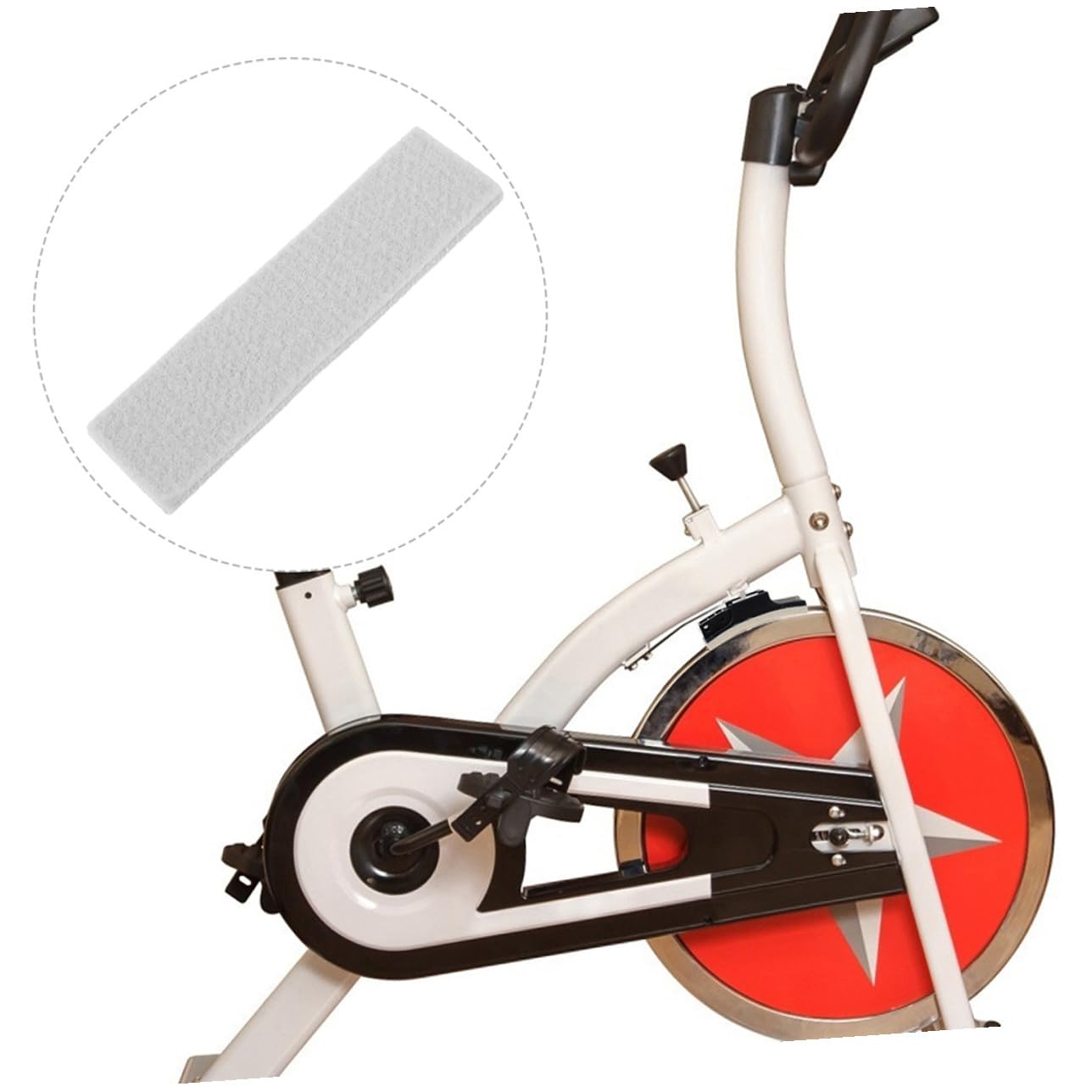 6 Stück Filz Bremsklötze für Fitnessbremsscheiben mit Puffer und Dämpfungseffekt für Heimtrainer und Sportgeräte